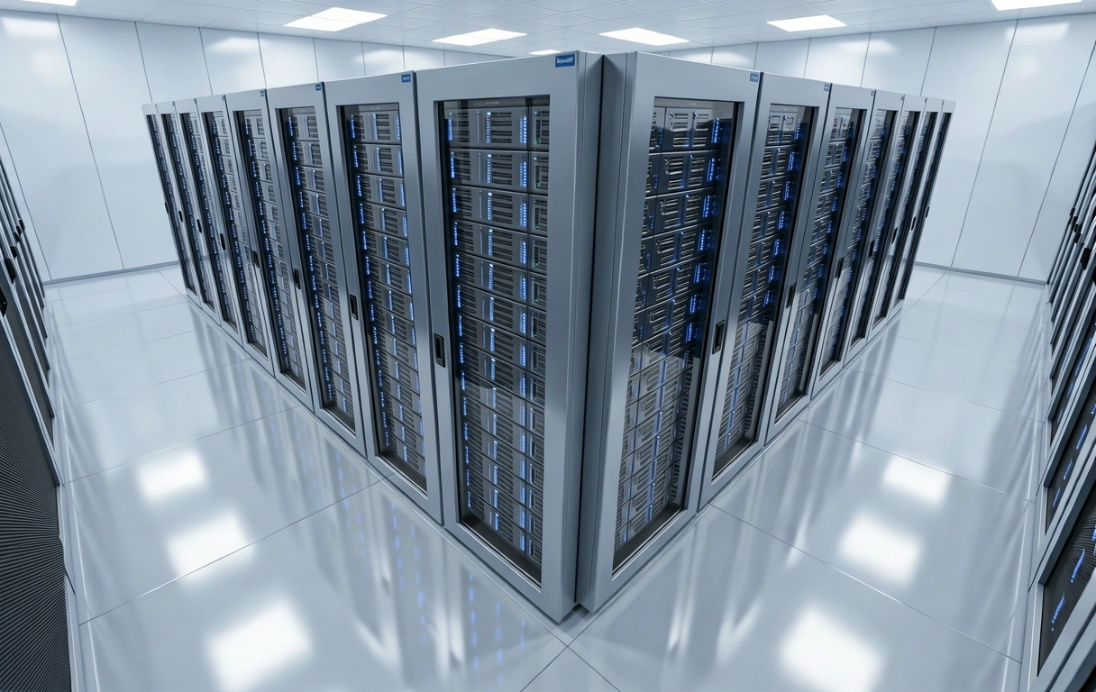 High-tech server environment for data research